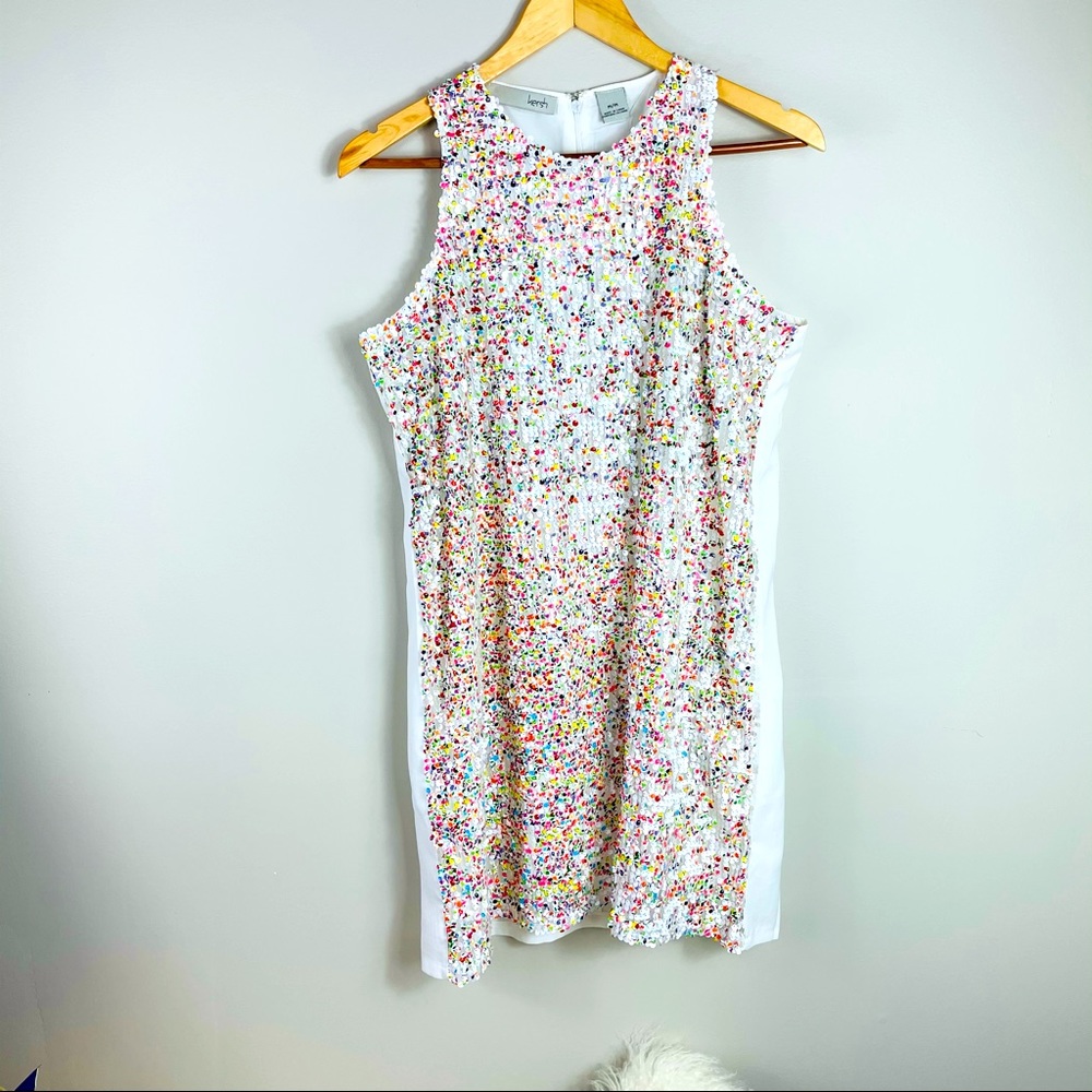 Sequin multicolour sleeveless dress! NEW